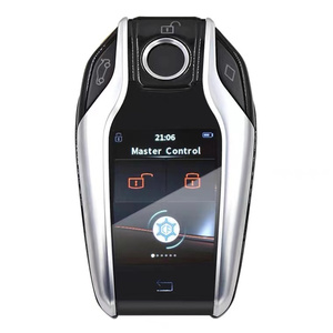 新しいスタイルのベストプライススマートリモートキーコントロールスクリーンタッチセンスカーLCDスマートキーワンボタンスタートカー用 - Product Image 1