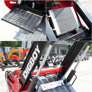 EPA รถตักขนาดเล็ก Kubota 3สูบ1ตันเครื่องยนต์ดีเซลด้านหน้ารถตักขนาดเล็กพร้อมระบบไฮดรอลิกเต็มรูปแบบจากจีน - Product Image 3