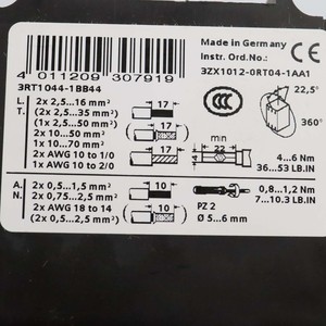 Nuovo e originale Plc contattore 3 rt10441bb44 originale PLC Controller di programmazione - Product Image 2
