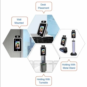 Sistema de control de acceso biométrico Reconocimiento facial Pantalla táctil Tiempo DE ASISTENCIA Lector de reconocimiento facial inalámbrico para IP WiFi - Product Image 4