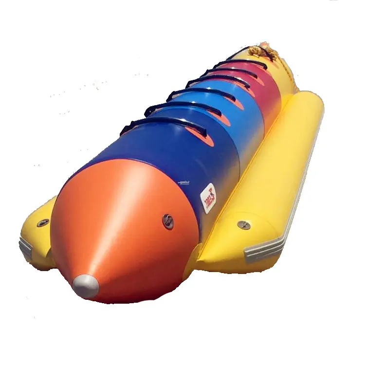 Jouet d'océan gonflable en PVC, taille 0.6mm, personnalisé, jouet, tube de sport aquatique, bateau banane pour jouer, offre spéciale