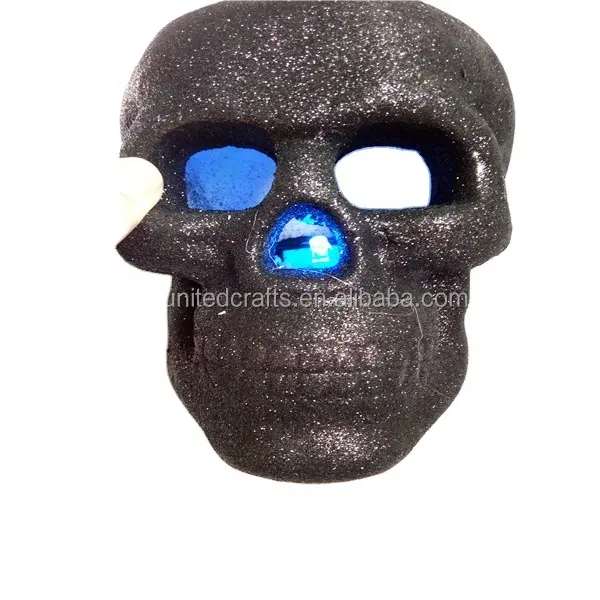 2016 glitter foam Realistic Skull for Halloween Decoration