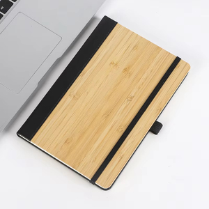 Eco Friendly Bamboo Journal <strong>with</strong> <strong>Elastic</strong> Band 100 Pages Recycled Paper <strong>Notebook</strong> for Writing Sketching Travel Diary - Product Image 4