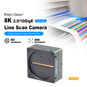 Vision Datum 1/<strong>2</strong>/4 TDI <strong>8K</strong> Mono 7&mu;m ICapro 10GigE Industrial Line Scan <strong>Camera</strong> M72 Mount for Machine Vision - Product Image 2