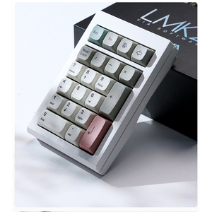 Zuoya Lmk21 <strong>Numeric</strong> <strong>Keypads</strong> Kit 3Mode Bluetooth Wireless Numpad 21keys Aluminum Alloy by Via <strong>Number</strong> Pad <strong>Mini</strong> <strong>Keyboard</strong> Kit Gifts - Product Image 1