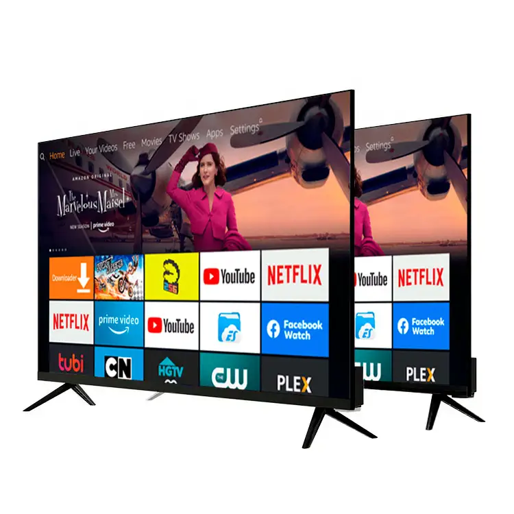 Precio de fábrica TV normal logotipo personalizado OEM 4K Android Television 24 pulgadas Smart TV 32 40 43 50 55 65 75 85 pulgadas LED TV