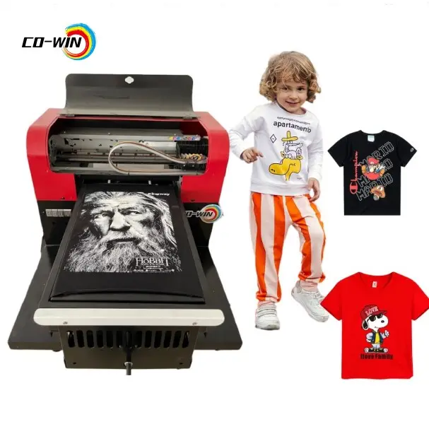 Best Selling CO-WIN Producten 1440Dpi Direct Naar Kledingstuk T-shirt Drukmachine Dtg Flatbed Printer Voor Witte En Donkere Kleding