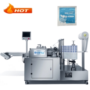 Macchina da imballaggio tamponi di alcol di buona qualità ad alta velocità automatica completa macchina per la preparazione di alcol - Product Image 1