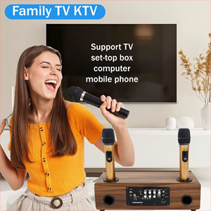 Lebeth TV-32 10W Hifi Nhà <span class=keywords><strong>Karaoke</strong></span> Loa Với Xách Tay Mini Micro Không Dây Cho Nhà <span class=keywords><strong>Karaoke</strong></span> Bên - Product Image 4