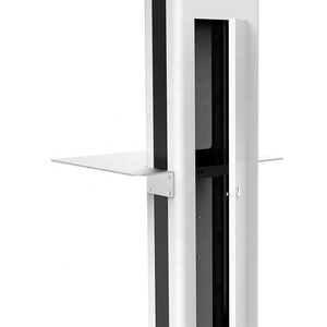 フロアスタンドトロリー高さ調整可能43インチディスプレイテレビスタンドモバイル液晶マウント