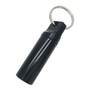Portable <strong>Fancy</strong> Pill Case Holder Keyring Time Capsule Promotion Medicine Bottle <strong>Key</strong> Chain Aluminium Metal Keychain Pill Box