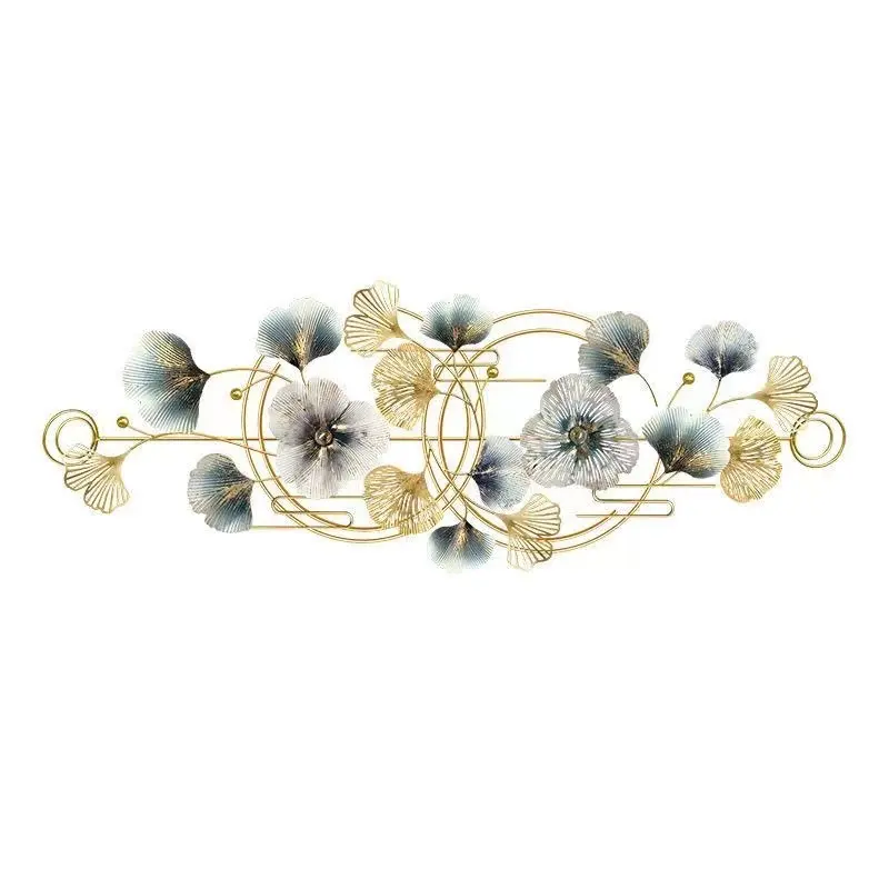 164*56cm venta al por mayor dropshipping productos 2023 diseño 3D decoración colgante de pared metal flor arte hierro decoración del hogar sala de estar