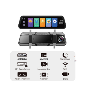 Korfra N8pro 4k前后汽车后视镜汽车摄像机记录器双仪表板凸轮 - Product Image 2