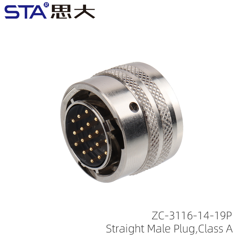 Conector macho recto MS3116A