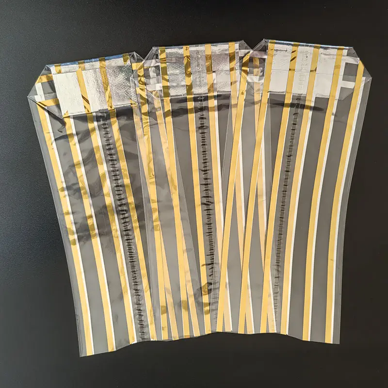 Bolsa de plástico tejida transparente para embalaje de arroz vegetal con logotipo de alta calidad
