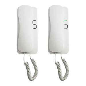 Multi Families Intercomunicador barato Voz sin chirrido 2 Sistema de teléfono de intercomunicación con cable Intercomunicador de audio para apartamentos múltiples - Product Image 1