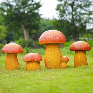 Miguo Giant Decorative Mushroom Props/garden Decorative Sculpture Mushroom/large Resin Mushroom Statue
