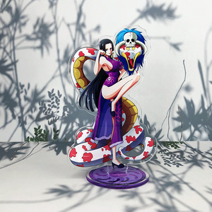 (Atacado) Double Side Printing Cosplay Character luffy acrílico stand para decoração