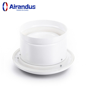 Weißer Aluminium-Decken diffusor Spot-Luftverteiler-Strahl düse für Klimaanlage - Product Image 4