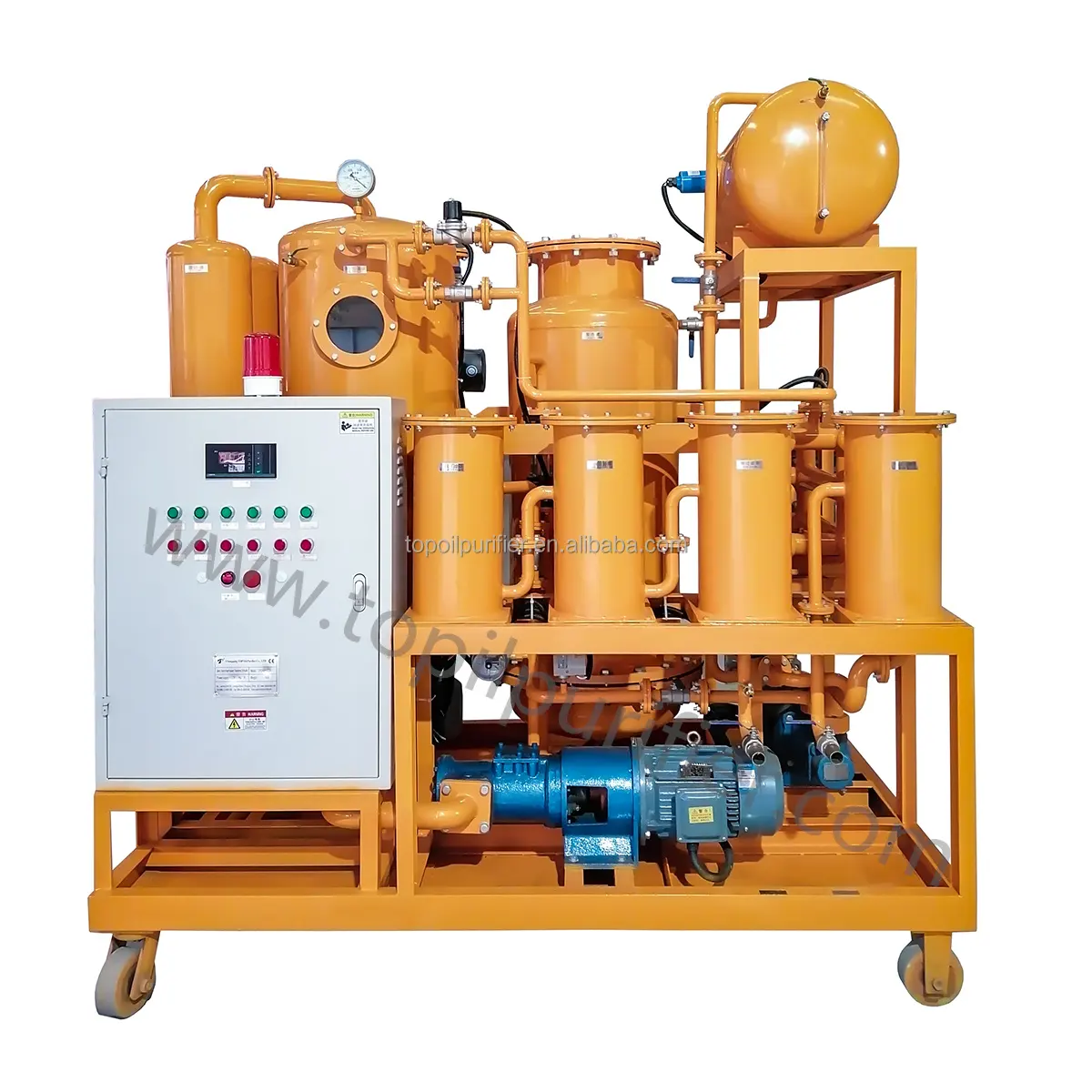 Insulating Oil Regeneration System Double Stage Vacuum Used Transformer Oil Filtration