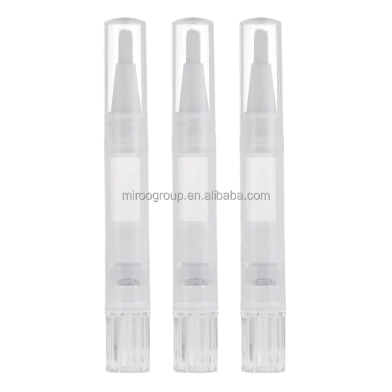 Free Samples Twist Pen with Brush Empty Plastic Cosmetic Teeth Whitening Cuticle Oil Nail Pen Applicator 1.5ml 3ml 5ml