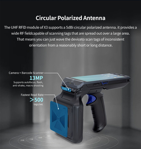 TC55-UHF-2D <strong>PDA</strong> Mobile Data Terminal UHF RFID <strong>QR</strong> <strong>Code</strong> <strong>Scanner</strong> 4+64GB <strong>Android</strong> 13 Bluetooth Wifi Network for Warehousing Inventory - Product Image 2