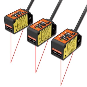 Huayifeng Micro Sensor de Desplazamiento láser 100 Distancia central de medición Salidas NPN PNP con salidas analógicas de voltaje y corriente
