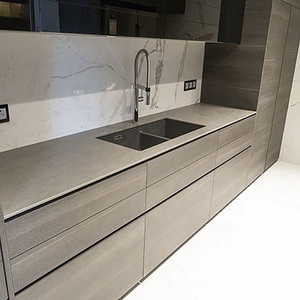 中国工厂出口菲律宾现代模块化厨房设计白色成套装置 - Product Image 1