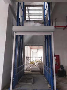 Complete Hydraulic Four Post Lift Guide Rails Loading <strong>Ramp</strong> Fearing <strong>Mesh</strong> Enclosure Rolling Doors - Product Image 4