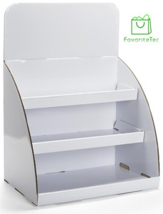 Scatole da esposizione in cartone in cartone semplice a 2 livelli - Product Image 3