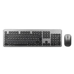 Juego de teclado y ratón para ordenador de escritorio, teclado inalámbrico OEM de 104 teclas, para casa y oficina - Product Image 1