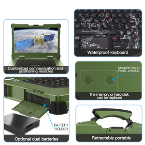 1920*1080 15.6นิ้วจอแสดงผลแสงแดด IP65 <span class=keywords><strong>Core</strong></span> <span class=keywords><strong>I7</strong></span> I9 64GB + 1 tb/ 2TB กึ่งขรุขระ5G คอมพิวเตอร์แล็ปท็อป - Product Image 5