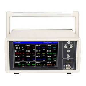 MPR9800:7'' Portable Digital Universal Color Paperless Temperature Humidity and Barometric Pressure Recorder with USB and RS485 - Product Image 1