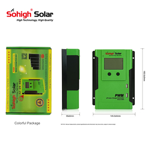 12v 24v 48 v 10 20 A 30A 50A 60A 48 volt controller pannello di alimentazione pwm caricabatterie controller regolatore di carica solare - Product Image 4