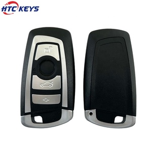 Yedek akıllı kart anahtar kabuk 4 düğme otomatik uzaktan anahtar durum için B-MW F serisi uzaktan araba anahtarı - Product Image 2