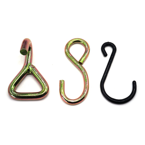 Mạ kẽm mạ kẽm Đen đa mục đích S móc thanh ngang giỏ hoa giỏ mảnh mai uốn cong hình chữ S móc nhỏ để lưu trữ lưới - Product Image 5