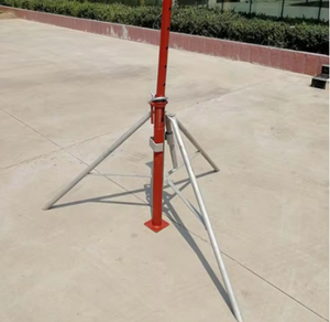 Q235 Steel Foldable Shoring Propping Tripod Stand for Formwork Centering <strong>Support</strong> with Round and Square Pipes - Product Image 3