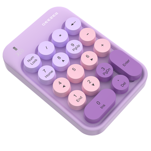 Mini teclado numérico inalámbrico 2,4G para uso en escritorio con estilo de operación de membrana - Product Image 4