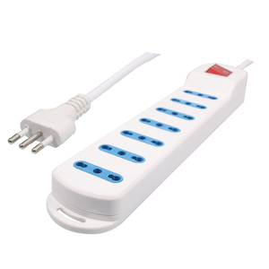 USB電源タップ6 ACコンセントPVC延長ソケットAlargadorCorrienteチリイタリア125V定格電圧NFCネットワークITCNプラグ - Product Image 1
