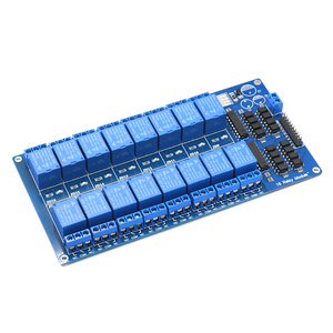 16-Kanal-Optokoppler-Isolationsrelaismodul mit 5-V-Riemen für Arduino ARM PIC AVR DSP-Elektronik-ICs - Product Image 4