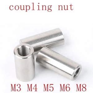 <strong>Coupling</strong> Nuts <strong>M3</strong> M4 M5 M6 M8 Extend Long Round <strong>Coupling</strong> Nut 304 Stainless Steel Lead Screw Connection Nut - Product Image 5
