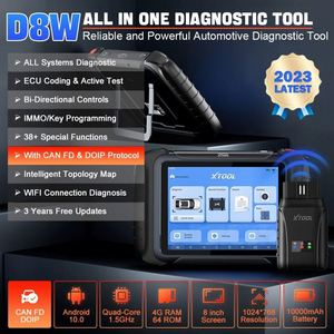 XTOOL D8W Wireless Full System <strong>Auto</strong> Diagnostic Tool With ECU <strong>Coding</strong> Active Test Key Programming 38 Resets CAN FD DOIP Support - Product Image 2