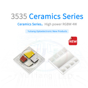 Yuliang ชุดที่ห่อหุ้ม LED 3W/6W ชิปเซรามิกพลังงานสูง3535 RGB SMD LED พร้อม620nm เลนส์สำหรับแสงภูมิทัศน์กลางแจ้ง - Product Image 4