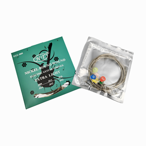 Cuerdas de guitarra eléctrica Orphee de acero OEM, opción de cuerda única a granel, herida de níquel para piezas de instrumentos de cuerda, accesorios