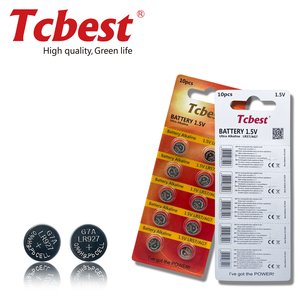 Custom Packing 1.5V AG3 LR41 AG7 AG10 AG13 <strong>LR1130</strong> <strong>LR44</strong> 1.5V Zn/MnO2 Alkaline Button Cell Battery - Product Image 1