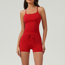 Hot Red Shorts + Tank
