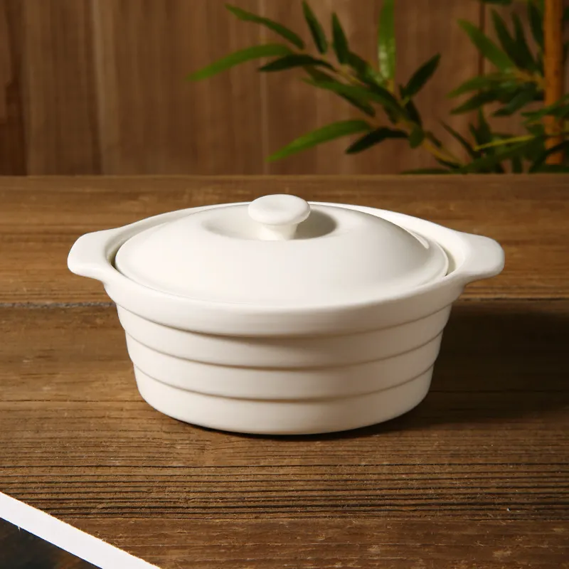 WEIYE Small home used kitchenware porcelain rectangular baking pan stoneware baking tray ceramic baking dish with platter lid