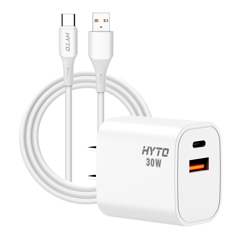 White 30W Charger With Micro Cable