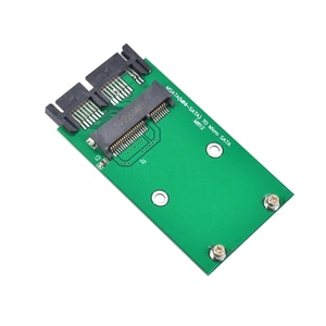 msata至MSata PCI-E快速固态硬盘1.8至2.5微型SATA硬盘转换器迷你sata至MSata PCI E至Sata适配器 - Product Image 1
