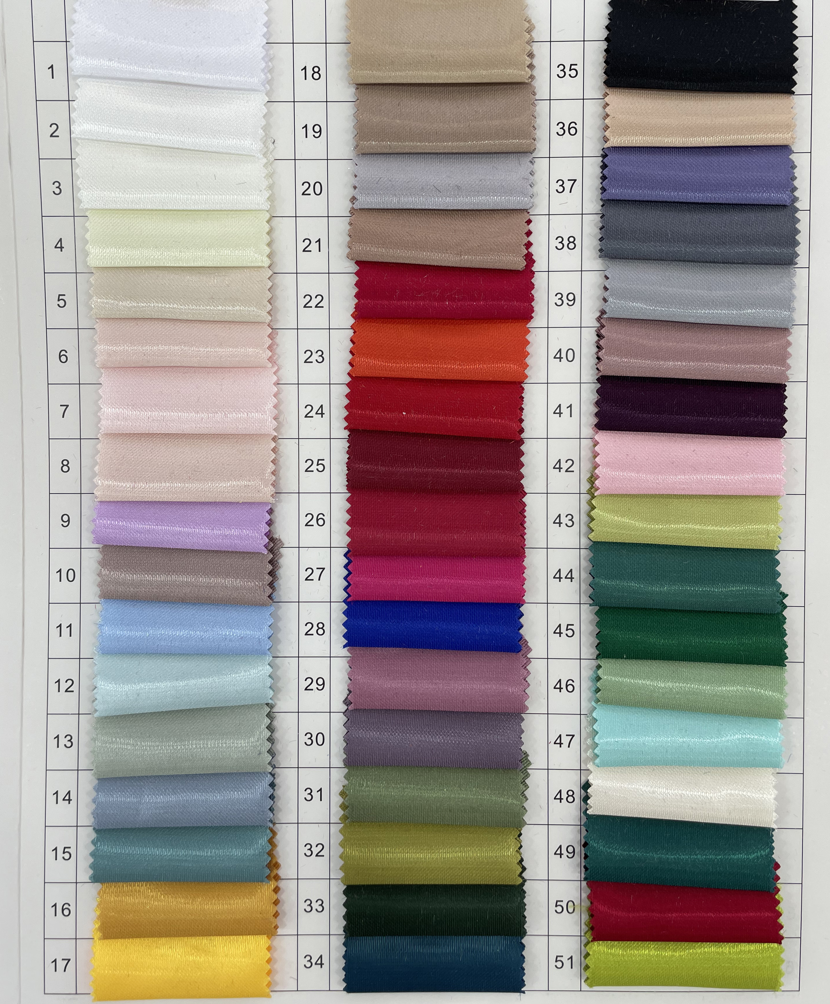Carte de couleurs 1